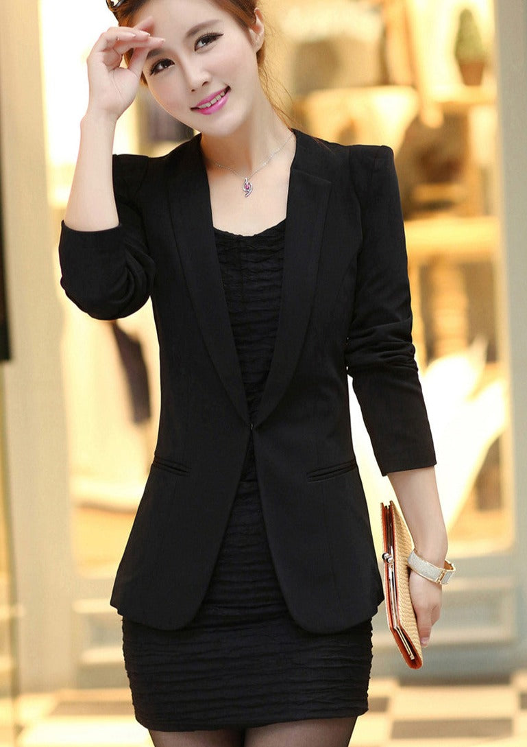 Blazer Feminino Alfaiataria Acinturado - Paris