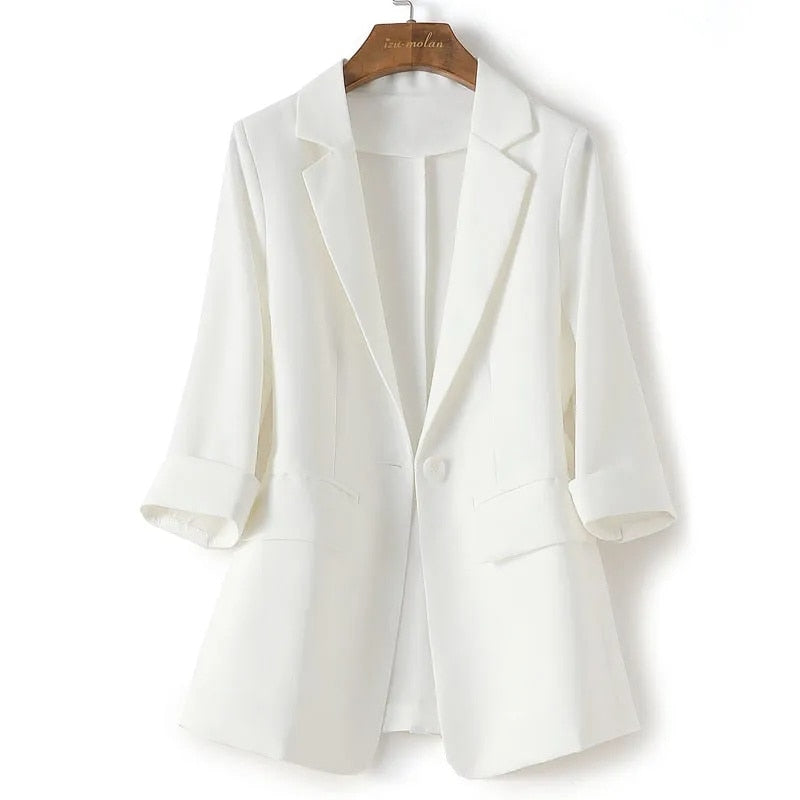 Blazer Feminino Longo de Alfaiataria - Roma