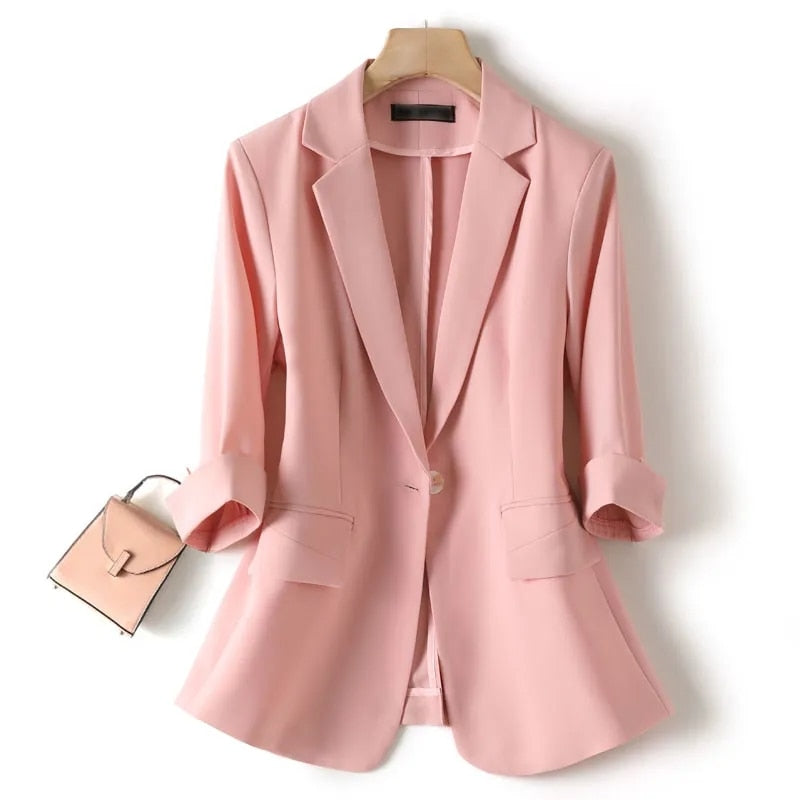 Blazer Feminino Longo de Alfaiataria - Roma