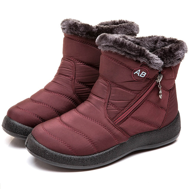 Bota Aveludada de Inverno Impermeável - SnowFashion