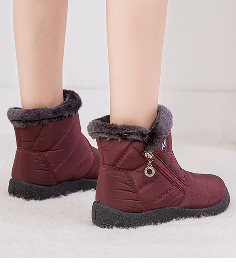 Bota Aveludada de Inverno Impermeável - SnowFashion