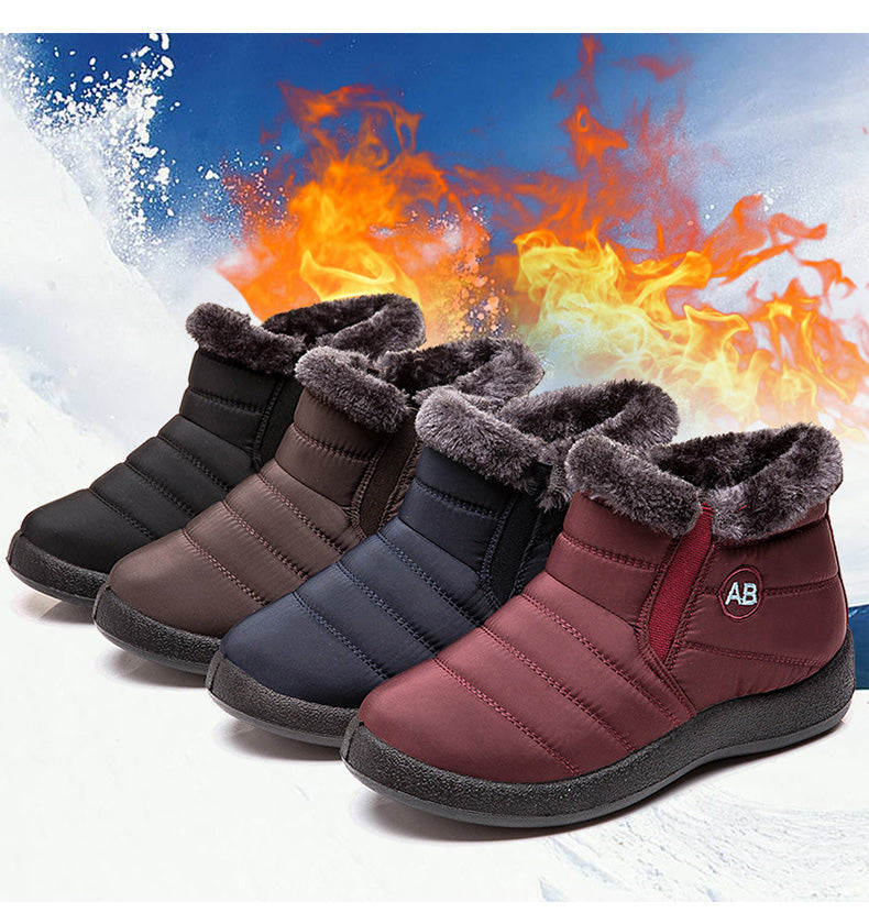 Bota Aveludada de Inverno Impermeável - SnowFashion