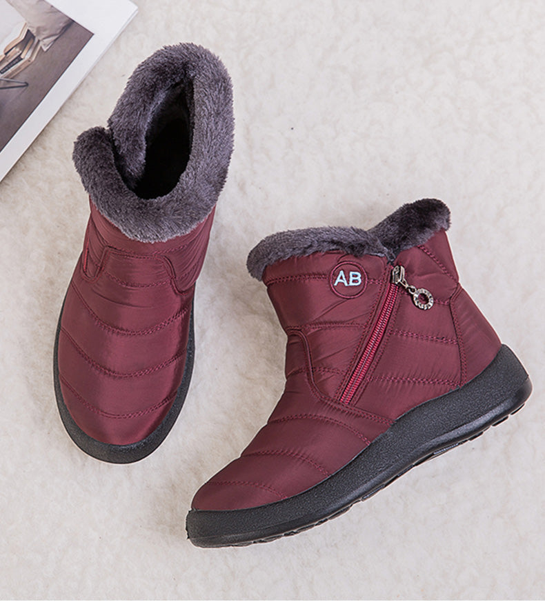 Bota Aveludada de Inverno Impermeável - SnowFashion