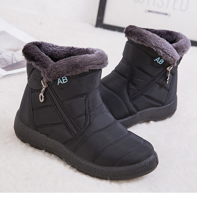 Bota Aveludada de Inverno Impermeável - SnowFashion