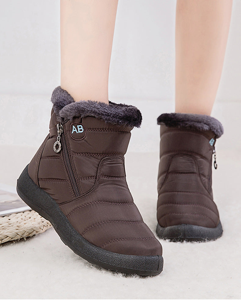 Bota Aveludada de Inverno Impermeável - SnowFashion