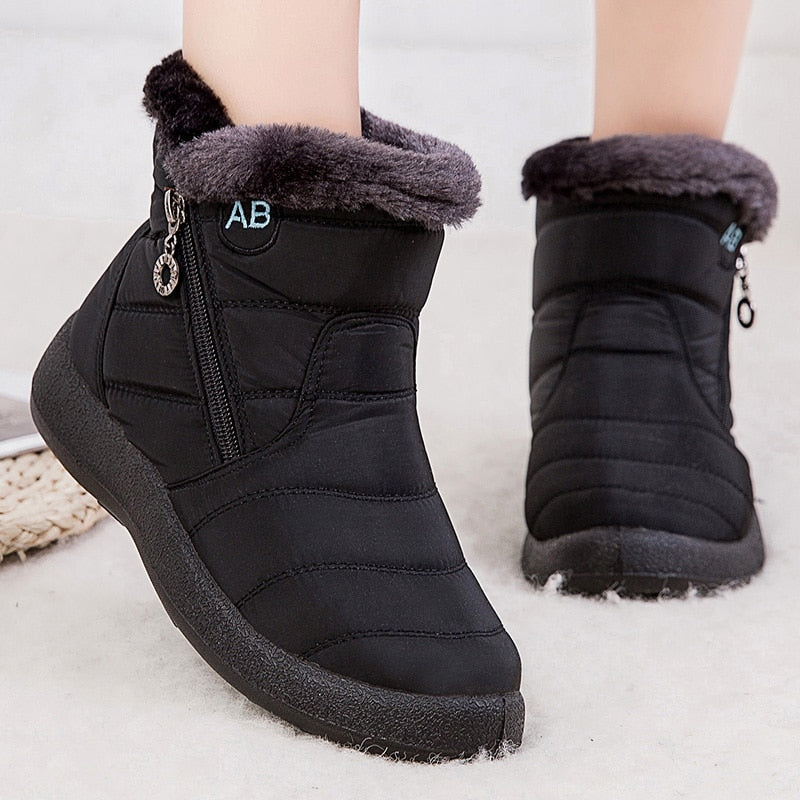 Bota Aveludada de Inverno Impermeável - SnowFashion