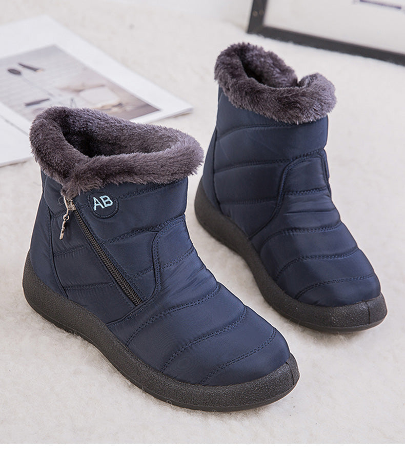 Bota Aveludada de Inverno Impermeável - SnowFashion