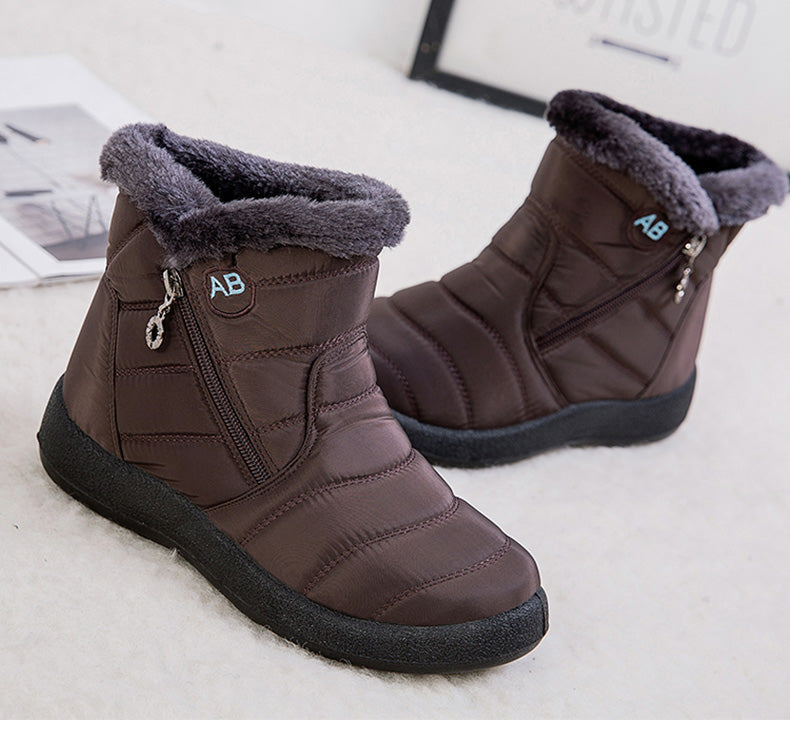 Bota Aveludada de Inverno Impermeável - SnowFashion