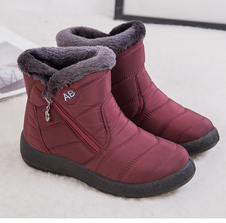 Bota Aveludada de Inverno Impermeável - SnowFashion