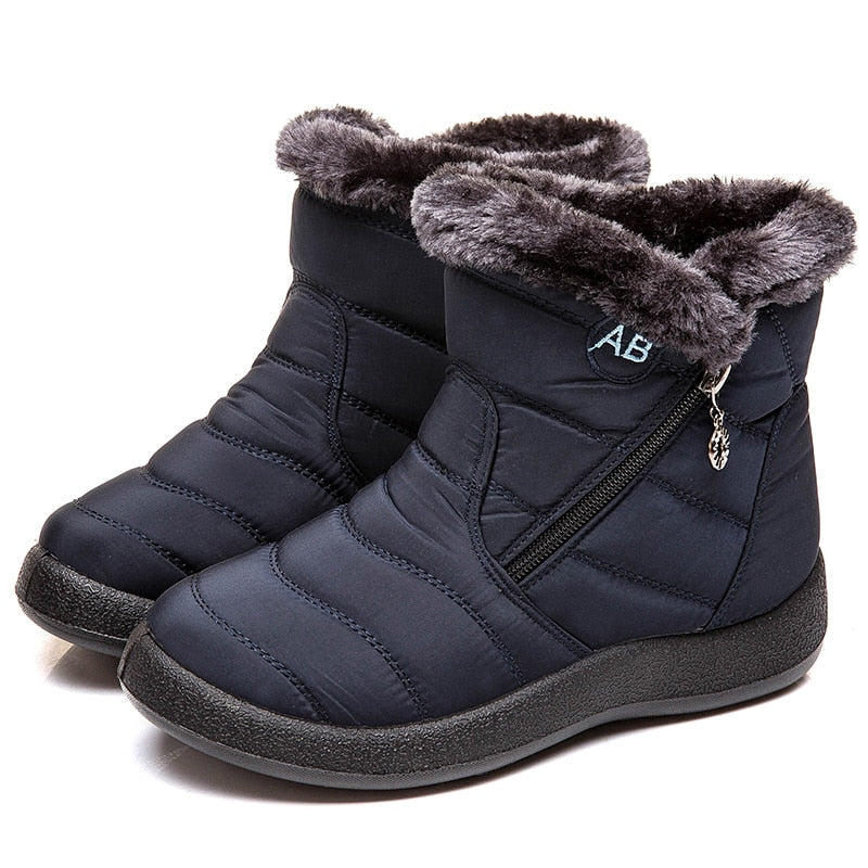 Bota Aveludada de Inverno Impermeável - SnowFashion