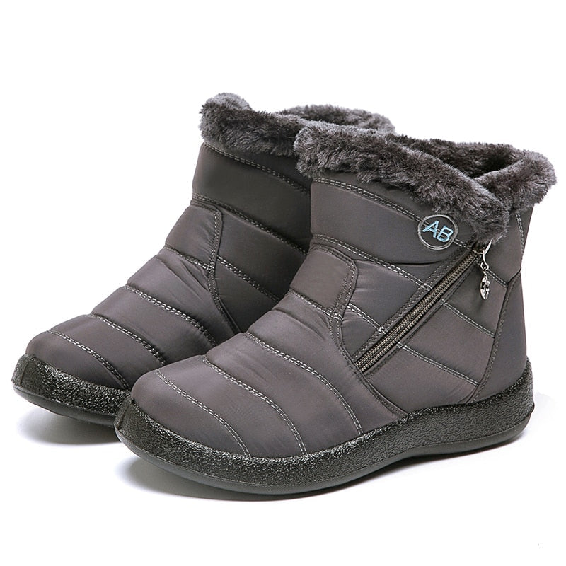 Bota Aveludada de Inverno Impermeável - SnowFashion