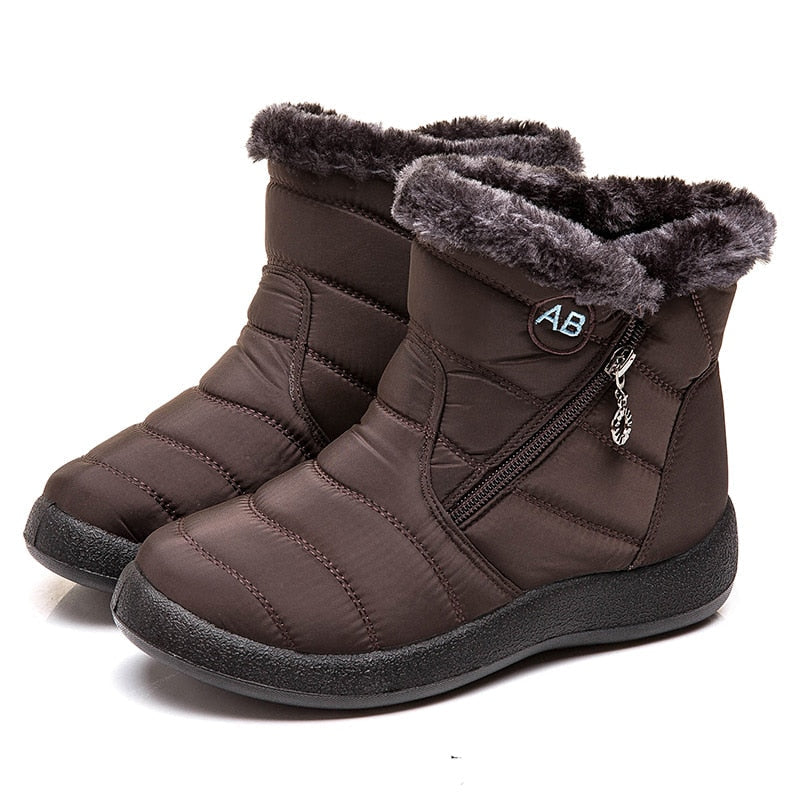 Bota Aveludada de Inverno Impermeável - SnowFashion