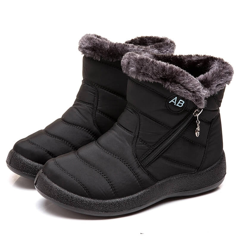 Bota Aveludada de Inverno Impermeável - SnowFashion