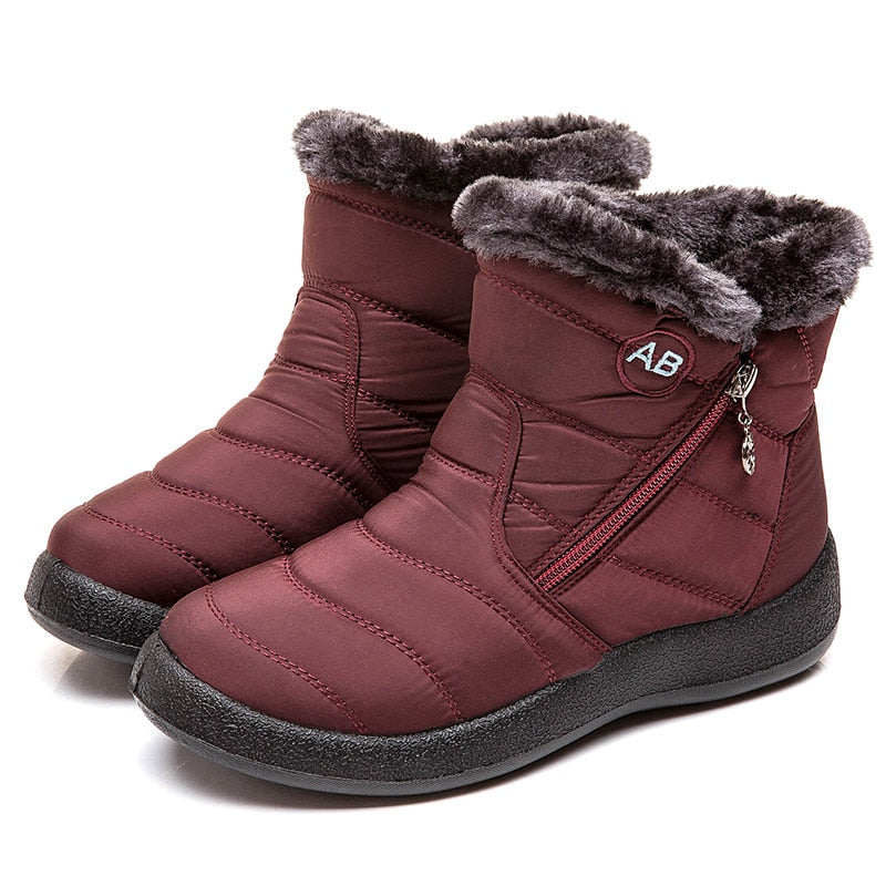 Bota Aveludada de Inverno Impermeável - SnowFashion